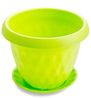 Кашпо "Розетта" 13л зеленый С129ЗЕЛ