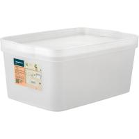 Ящик д/хранения 7,5л Keeplex Trendy с крышкой матовый кристалл KL3503 /10шт/ПР