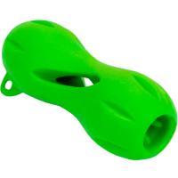 Игрушка с КОСТЬ под лакомство малая 13*D5.5см лаймовая 0210/Дарэлл