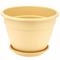 Кашпо Антик D32 10л кремовый с под. 5PL0491 /5шт/ТП