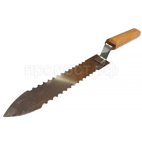 Нож нерж 200 мм зубчатый 5