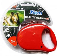 Рулетка Уют Beauty М ремень 3м на 25кг красная/ТД9025к