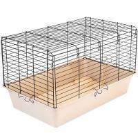 Клетка д/круп. грыз Дарэлл РОДЖЕР №4 складная 78*48*h47см миска 2 кормушка беж-черн/4183/Дарэлл