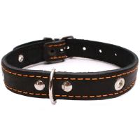 Ошейник кожа 30мм 1слойный безразмерный 58-61см/40854
