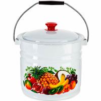 Ведро 10л эмаль с/к ц/белая Палитра вкуса 41204-222/6-У2 /2шт/Керчь