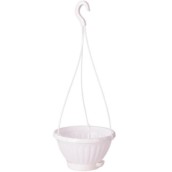 Кашпо подвесное Мирабель 3,5л белый М5927
