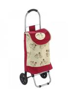 Сумка-тележка Прогулка 20кг 32*28*87см 2-х колесн. 093587 /10шт/Рыжий Кот