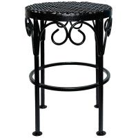 Столик садовый декор ПРОВАНС черный №1 РЗДИ