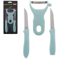 Набор кухонный CLASSICO (3 предмета): нож 2 шт. овощечистка 008670/24шт/Mallony