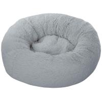 Лежанка УЮТ Бублик серая нап.ль холофайбер сьемный чехол на молнии 60*60*23см/ЛМ44/Евро