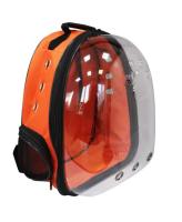 Рюкзак-переноска д/животн.трансформер раскладной 24x30x40см красный/Рст451к/