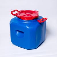 Бочка 30л Дачная квадратная цветная
