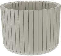 Кашпо ШАТО D250*Н200 8л белый ротанг М3039 