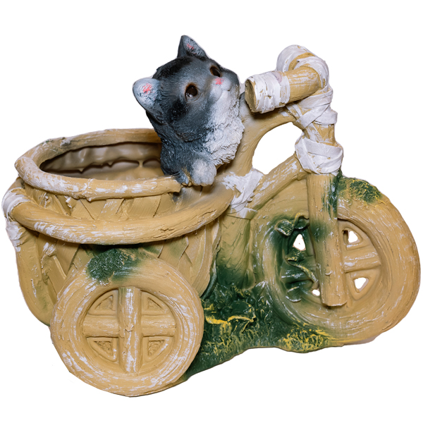 Зоокашпо Котенок на велосипеде АФ