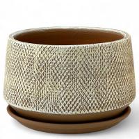 Лен бежевый плошка 17см  52-130/747009