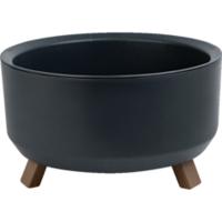 Кашпо Грация прайм 1,3л антрацит КШ-4296