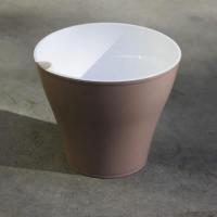 Кашпо Афина 1л мокко со вставкой