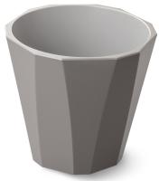 Кашпо Палермо 1,8л коричнево-серый с вставкой С316КСЕР /20шт/Мартика