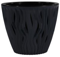 Кашпо Вдохновение 4,5л антрацит КШ-7933