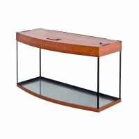 Аквариум фигурный со светильником 165л(101*41*56см) LUX Ф170 выбеленный бук