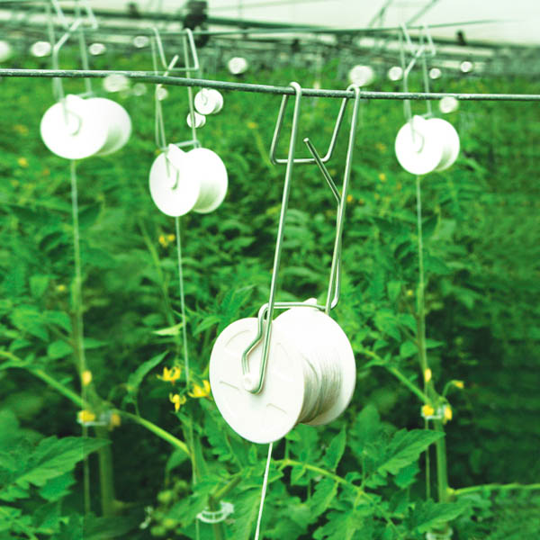 Приспособление для приспускания растений (крюк метал.+катушка с шпагатом 12м)