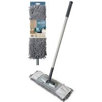 Швабра д/пола Martika насадка "лапша" шенилл с телескоп. ручкой серый С686 /24шт/Мартика