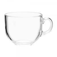 Кружка (бульонница) 500мл ДЖАМБО прозрачная 