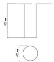 Опора для цветов D-40 H-90  