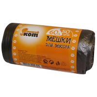 Мешки для мусора 60л (50) черный 310106