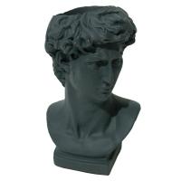 Кашпо Давид VipSet 16см антрацит металлик