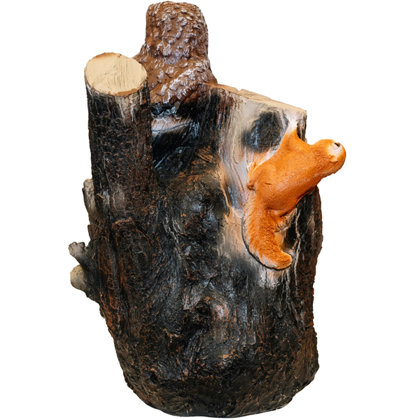 Пень сова с зайцем  АФ0302