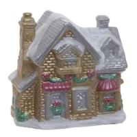 Копилка Домик с двумя дымоходами №5 L7W10H10см 626769/W061