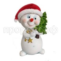 снеговик с елкой снеговик с елкой