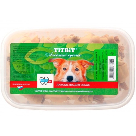 Лакомство для собак Рогалики из кожи с начинкой банка 3,3л/020036/