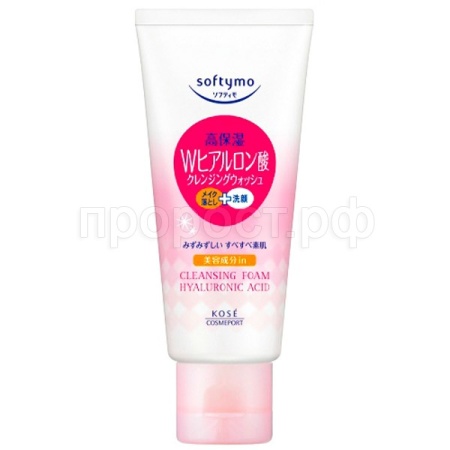Крем-пенка "Softymo" д/умывания и удален. 60г макияжа увлаж-я с W-гиалуроновой кислотой 319538/48шт/