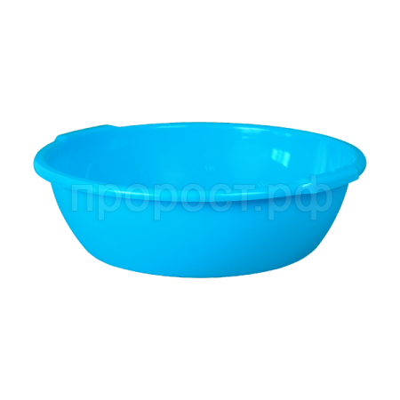 Таз 30л с ручками голубой 03008