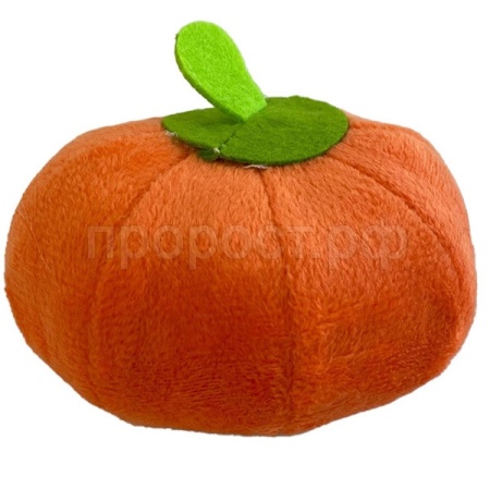 Игрушка с Тыква плюшевая с пищалкой 11см/C0281/ЗР