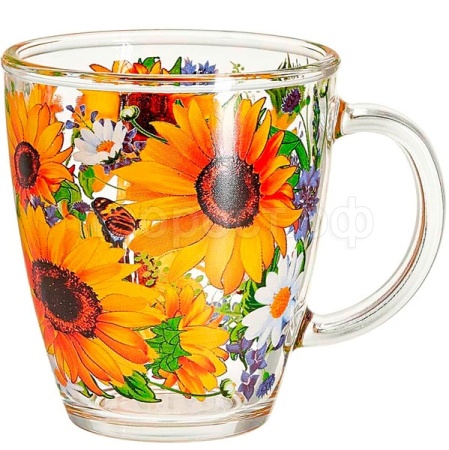 Кружка Подсолнухи 350мл /2025-Д