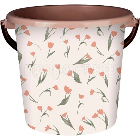 Ведро 10л Сиеста Тюльпан фраппе ВР-1948 /шт/ПП