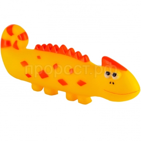 Игрушка с Игуана из винила желтая 19*8см/80600033/Каскад 