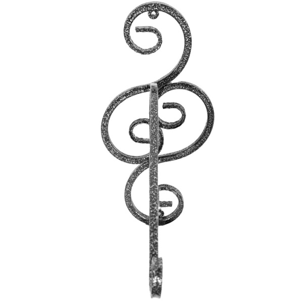 Подставка Настенная РЗДИ Крюк большой 1 горшок серебро