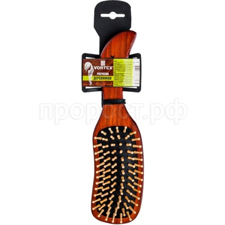 Расческа массажная 23см дерево "Банные штучки" 51006 /30шт/Профит