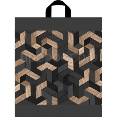 ПТЛ56750/ПТЛ58808 Пакет 70*55 Магия геометрии 1ШТ ПЭ с петлей /25/300шт/