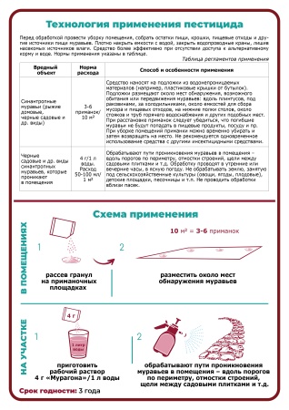 Мурагон 700гр пакет 32шт Щелково Агрохим