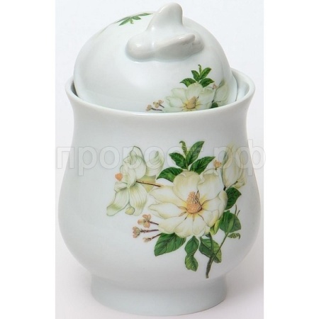 Баночка д/меда с ложкой PARTY TIME цветочный декор 102-05028 /36шт/PSF