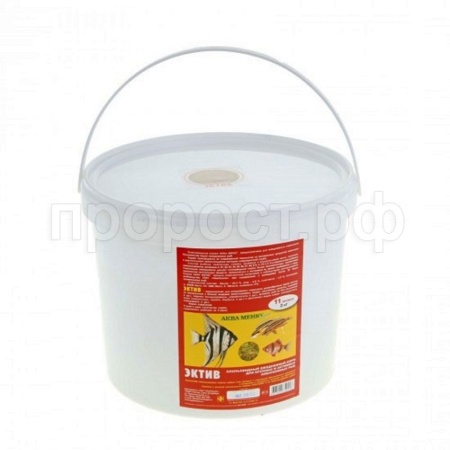 Корм для рыб Аква Меню Эктив ведро 11л