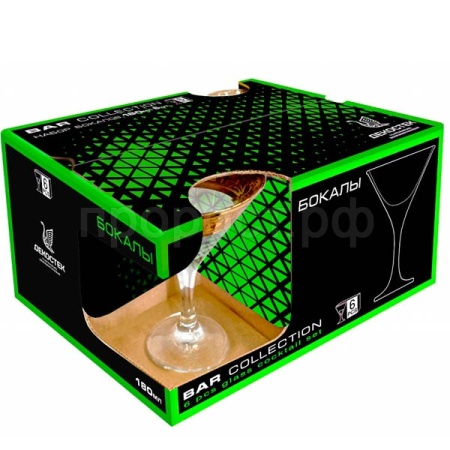 Набор бокалов для мартини Акация (6шт) 170мл /1715-Г32