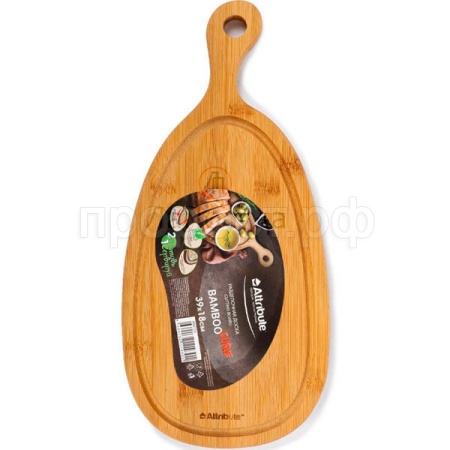 Доска раздел. BAMBOO CURVE 39*18см /ABX172/6шт/ATTRIBUTE