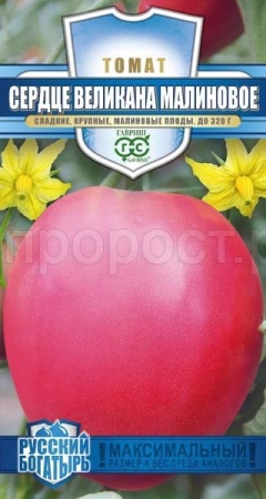 Томат Сердце великана малиновое 0,05 г 