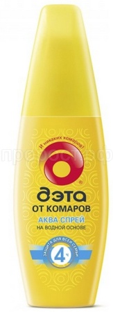 ДЭТА Аква спрей от комаров 100мл